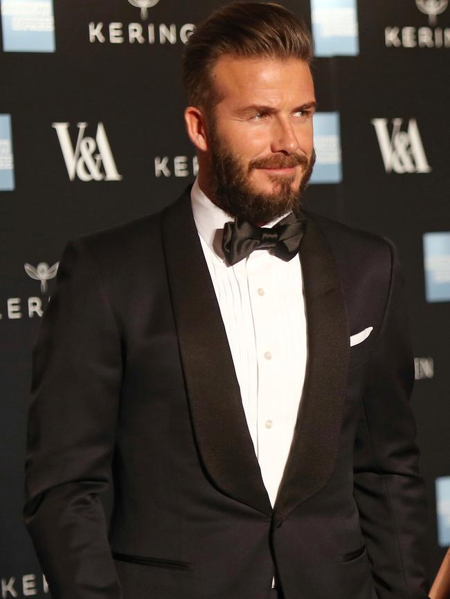 Birthday boy ... David Beckham. Picture: Joel Ryan/Invision/AP