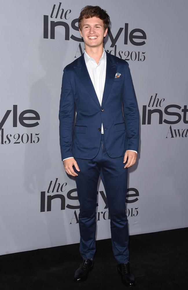 Actor Ansel Elgort attends the InStyle Awards at Getty Center on October 26, 2015 in Los Angeles, California. Picture: Getty