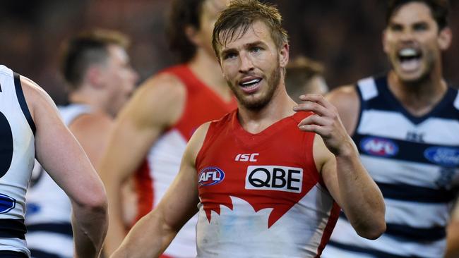 Kieren Jack and the Swans are into the grand final. Picture: Getty Images.