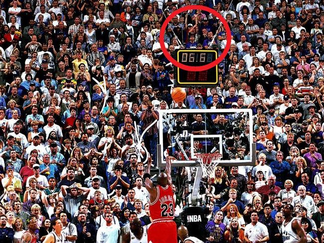 A Bulls fan predicts the future before iconic Michael Jordan moment.