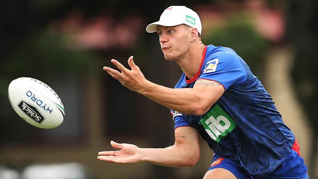 Kalyn Ponga is set for a positional switch. Picture: Phil Hillyard