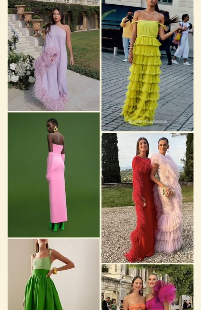 Bernadette Fahey wedding outfit suggestions.