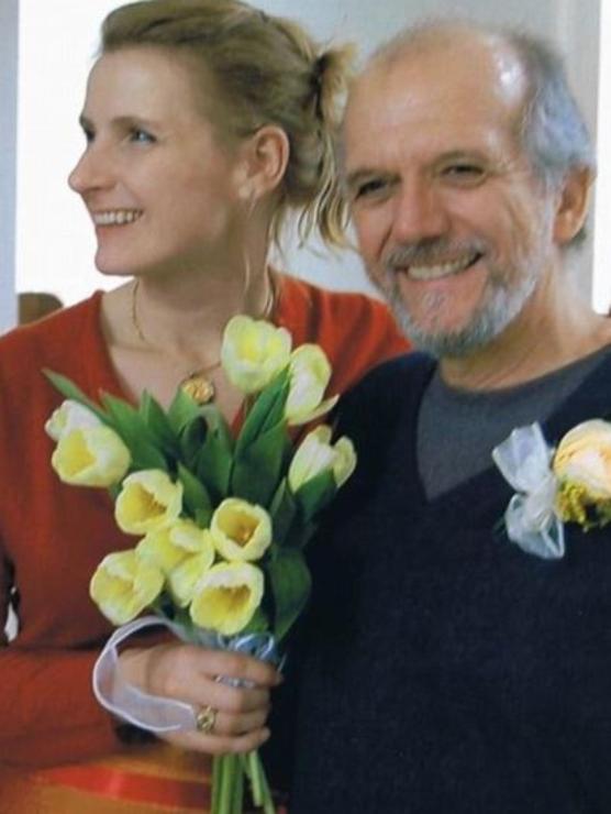 Elizabeth Gilbert and second husband Jose Nunes. Picture: Supplied