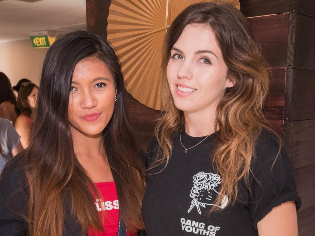 Rachael Sia and Grace Falzone at the the launch of District 4, a Vietnamese street food restaurant on Rundle St.