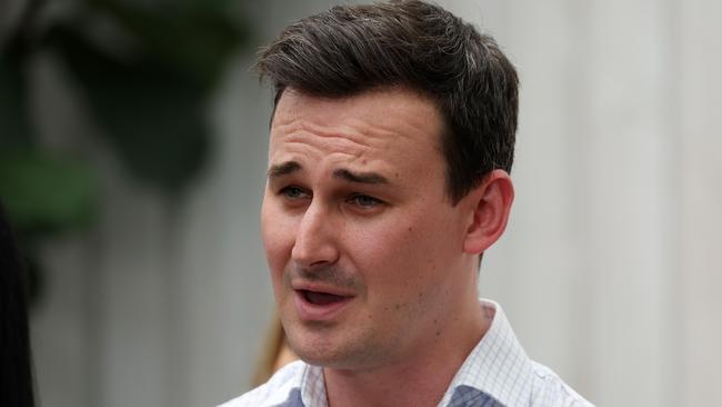 Bonney MP Sam O’Connor – asking questions about Arundel redevelopment. Picture: Liam Kidston.