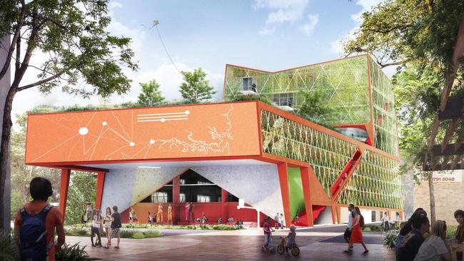 A new ‘green’ multi-storey carpark will be built in Soper Place in Penrith's CBD. Picture: DBJ Architects