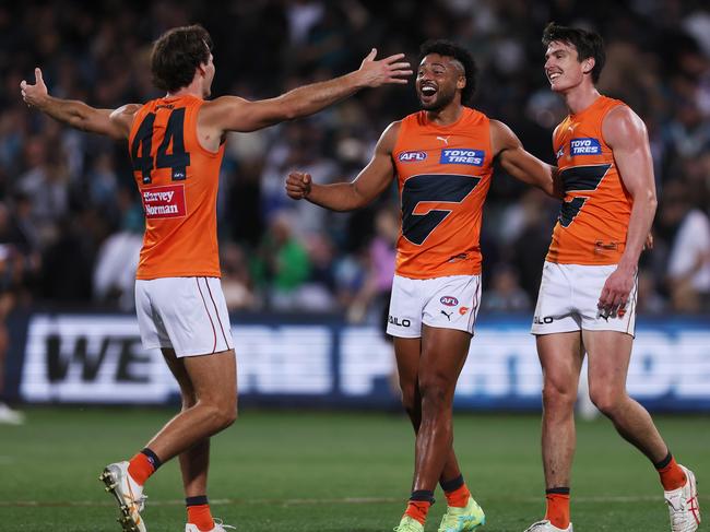 The Giants’ defence is set to give them the platform to succeed again in 2024. Picture: James Elsby/AFL Photos via Getty Images