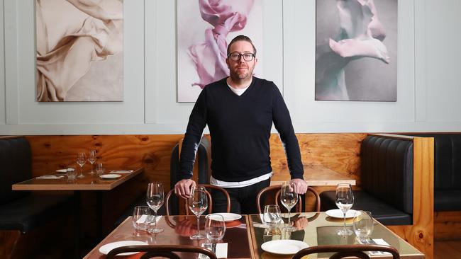 Carl Windsor owner of Ettie's restaurant in North Hobart before the venue’s closure. Picture: NIKKI DAVIS-JONES