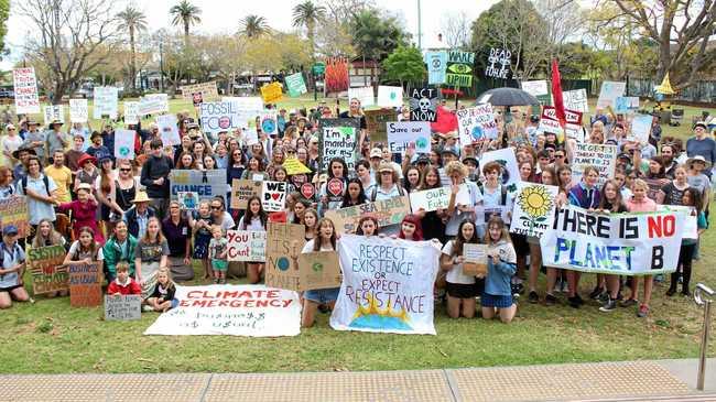 The school strikes for the climate change are democracy at work; the idiocy of the adults on each side of the debate isn't. Picture: Tim Jarrett