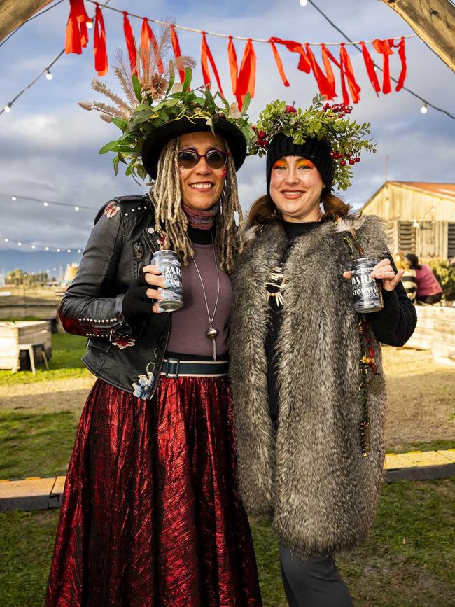 Willie Smith's Midwinter Festival Huonville - Claire Ewart and Megan Rapp. Picture: Caroline Tan