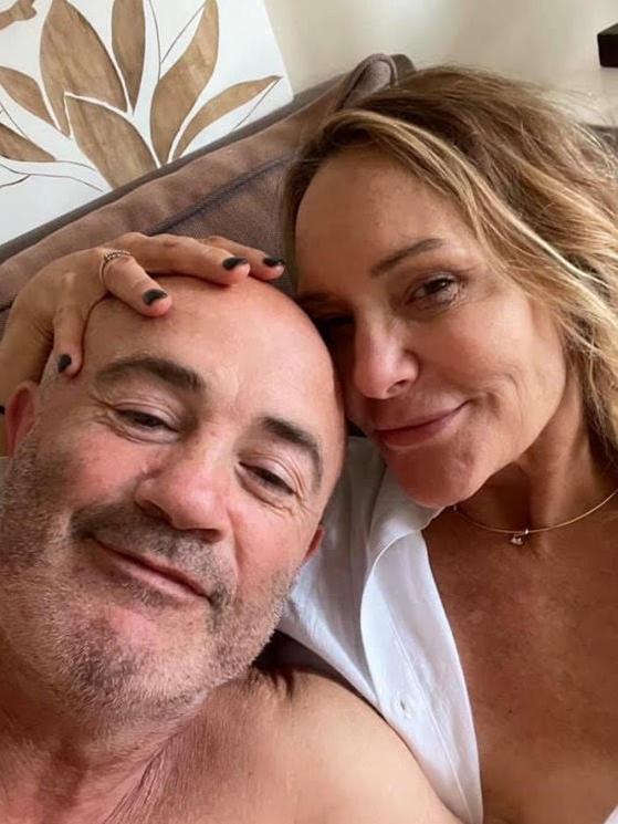 Suzanne Hadley with new boyfriend Glen Nissen. She took out an AVO against her former beau Matt Parish. Picture: Facebook