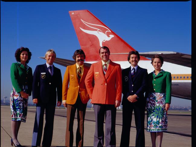 The Pucci uniforms for Qantas in 1974.