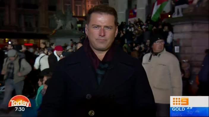 Karl Stefanovic reports live from Brussels