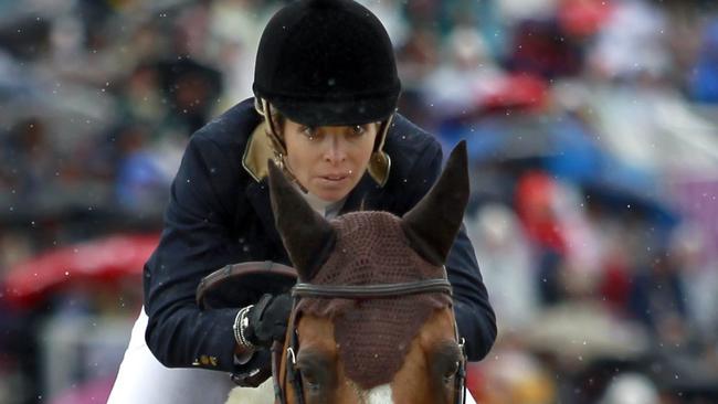 Edwina Tops-Alexander riding at the London Olympics.