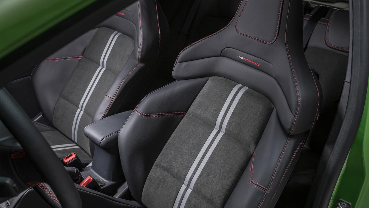 Well-bolstered seats offer plenty of cornering support.