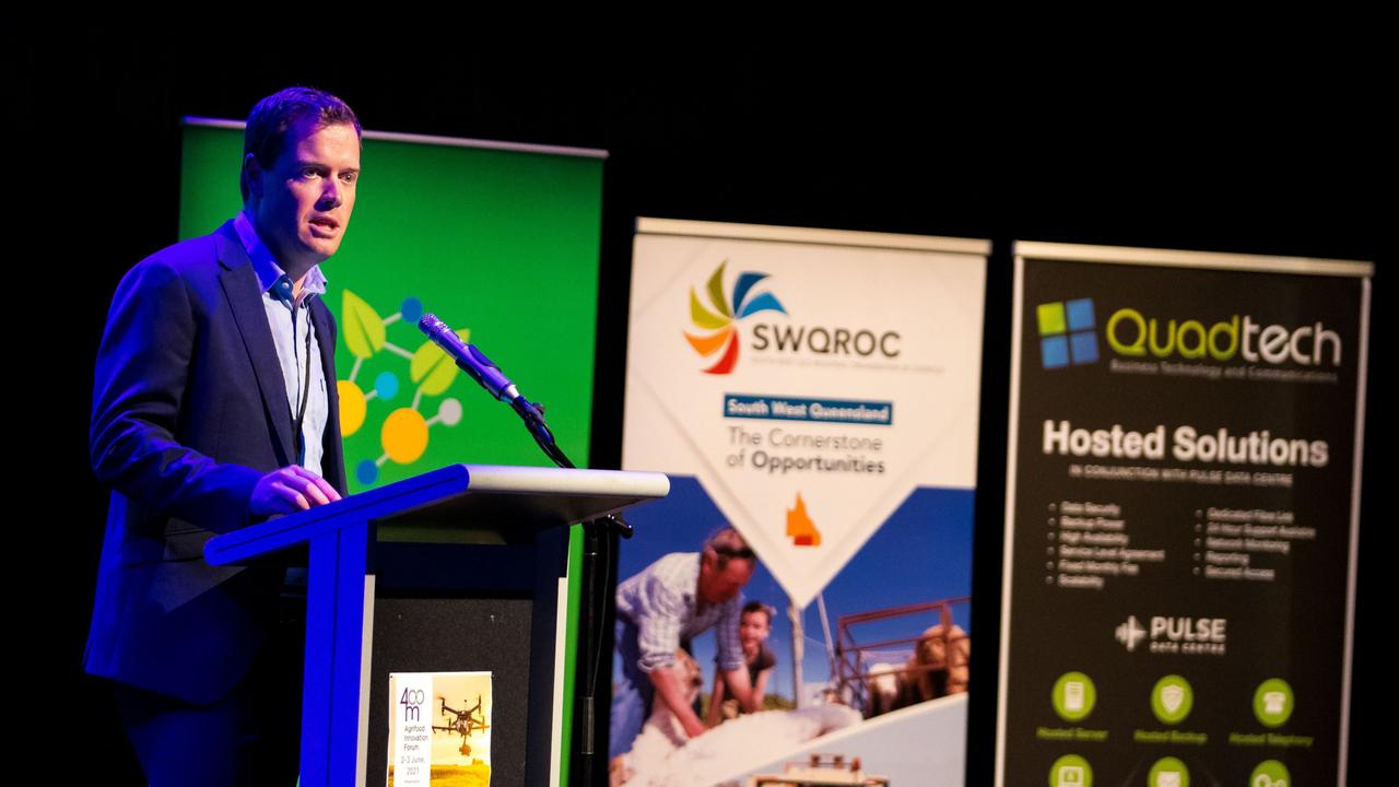 Bruce McConnel, TSBE Food Leaders Australia General Manager at the 2021 400M Forum at the Empire Theatre.