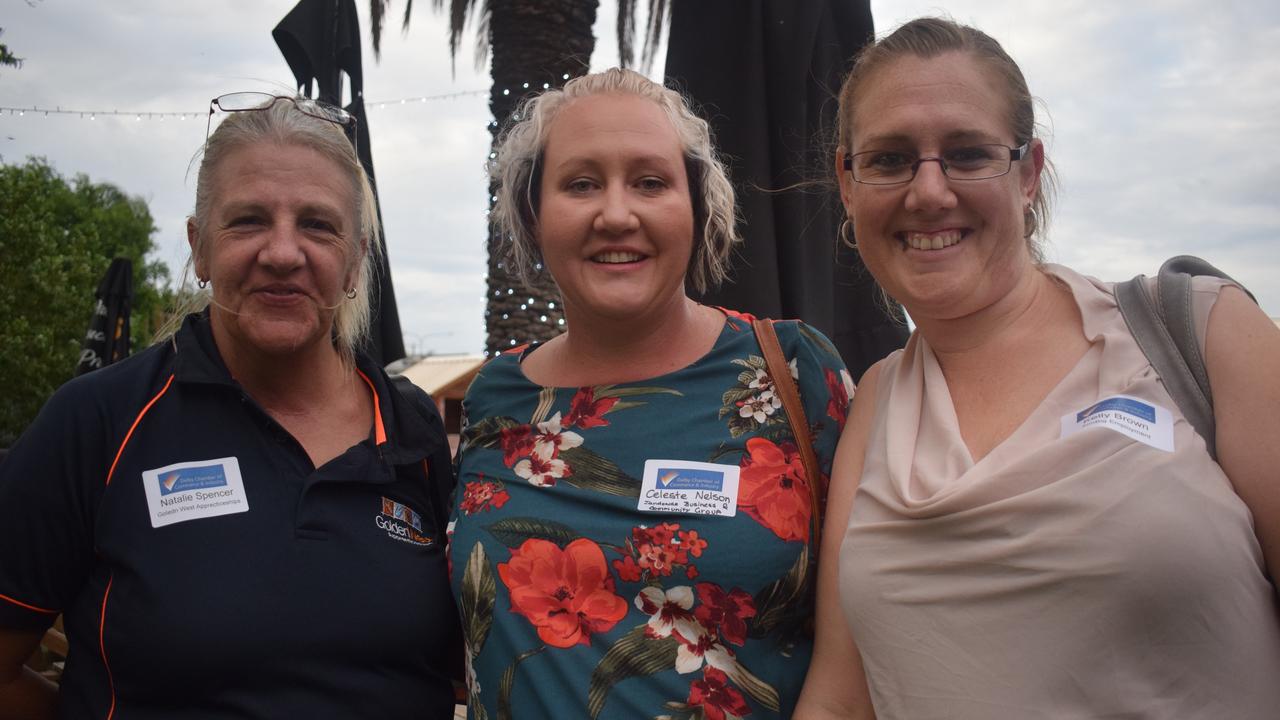 Natalie Spencer, Celeste Nelson, Kelly Brown.