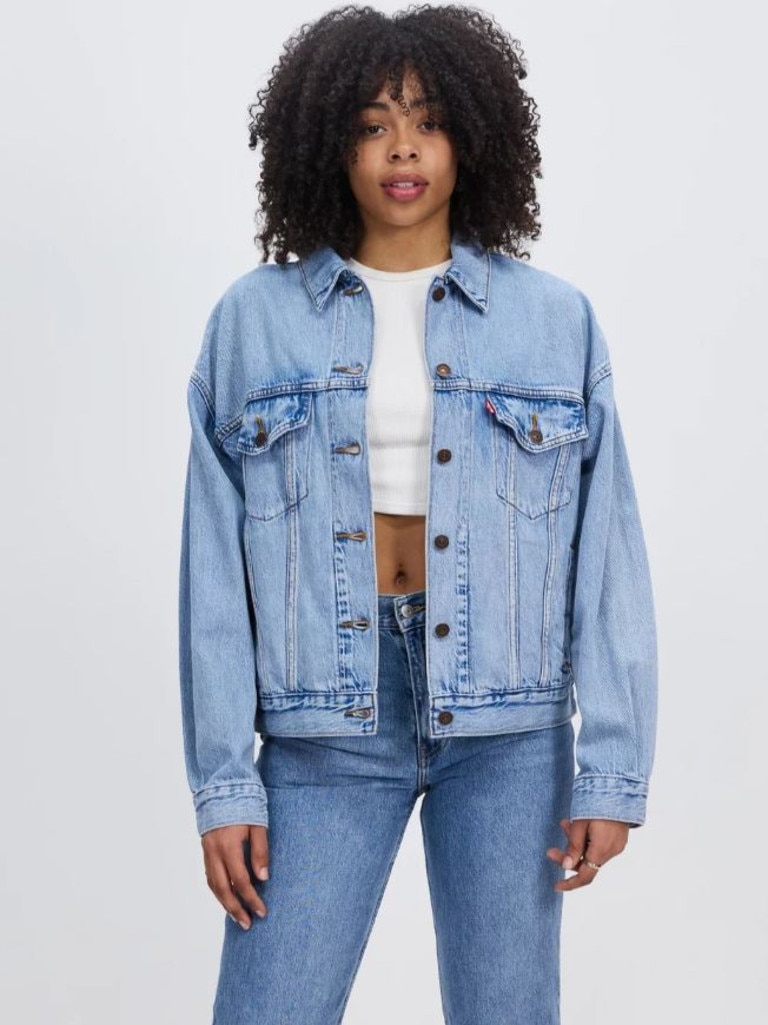 Levi's oversized denim jacket hot sale womens