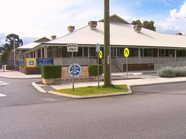 Police have been talking to the school about the incident. Picture: 9News