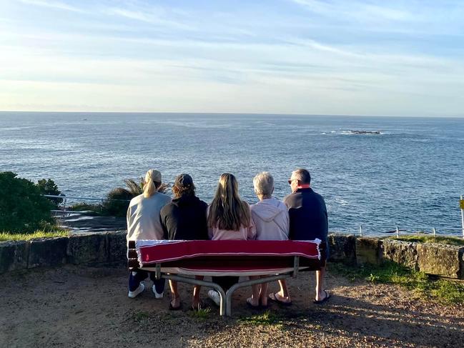 A passerby captured a special moment for a Sydney family. Picture: Lucy Bloom