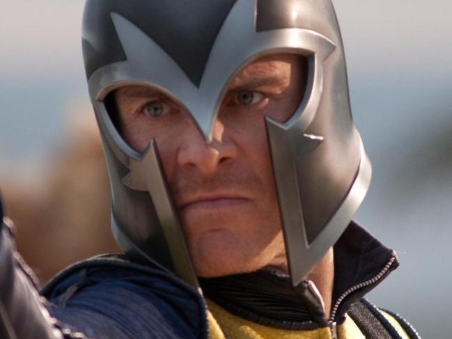 Scene from film 'X-Men: First Class'. Michael Fassbender as Magneto. Picture: Fox Supplied /