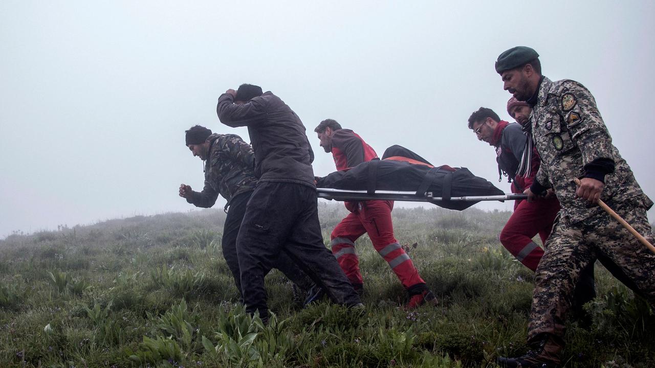 The crash claimed the lives of nine people. Picture: Azin Haghighi/MOJ News Agency/AFP