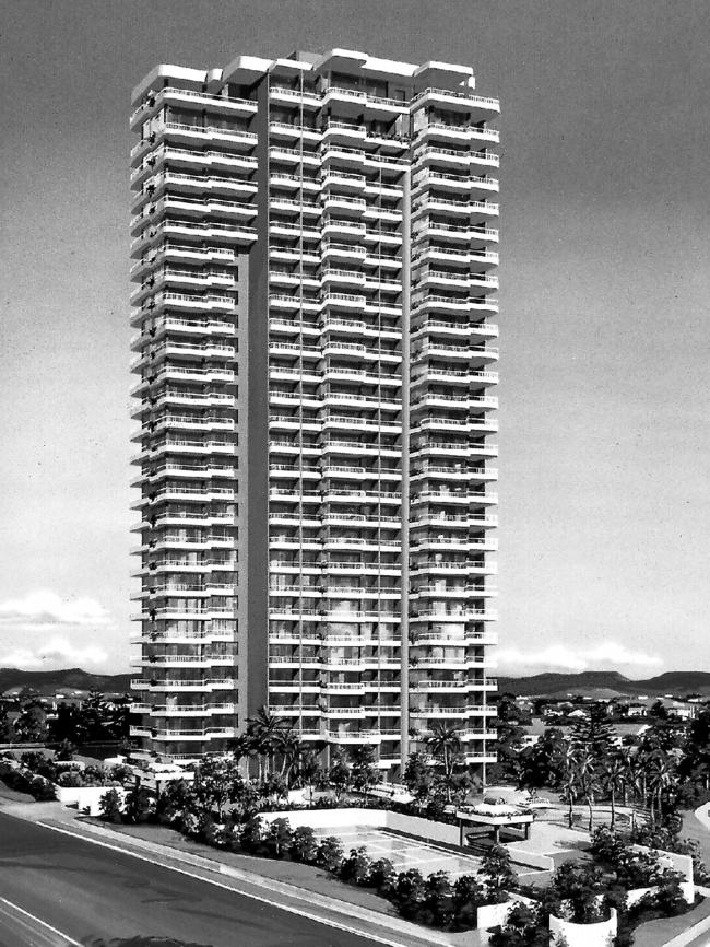 Park Lane apartments as they were in 1989.