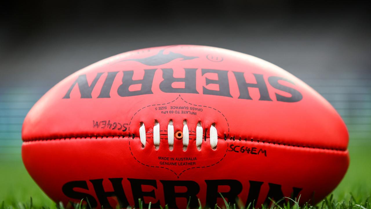 The AFL Sherrin. Pictures: Supplied.