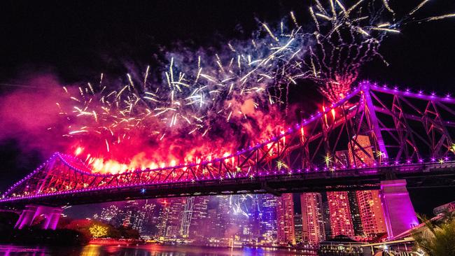 The Story Bridge has been an icon since the 1940s. (AAP Image/Glenn Hunt)