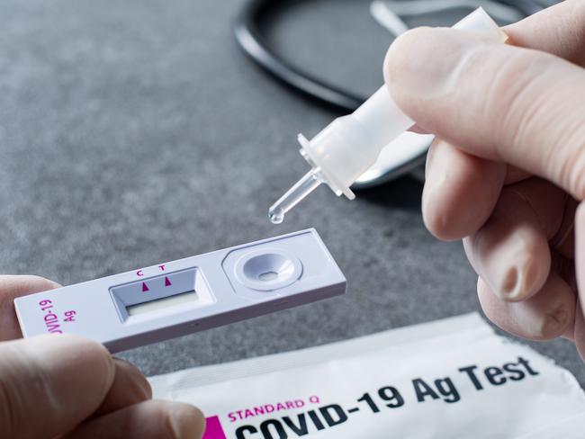 Covid data is not as reliable as earlier in the pandemic because people no longer have to report the results of their rapid antigen tests. Picture: iStock