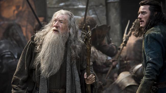 Ian McKellen as Gandalf in the film The Hobbit: the Battle of the Five Armies.