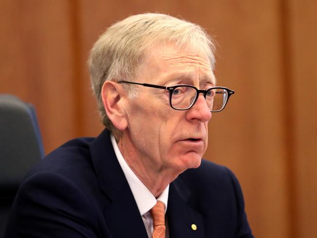 03/08/2018 POOL PICS  Royal Commission into misconduct in the Banking, Superannuation and Financial Services Industry Commissioner Kenneth Hayne makes his opening comments.Picture : David Geraghty / The Australian.