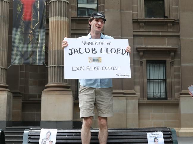 Maxie Oliver wins the competition, but thinks he looks nothing like Jacob Elordi. Picture: David Crosling