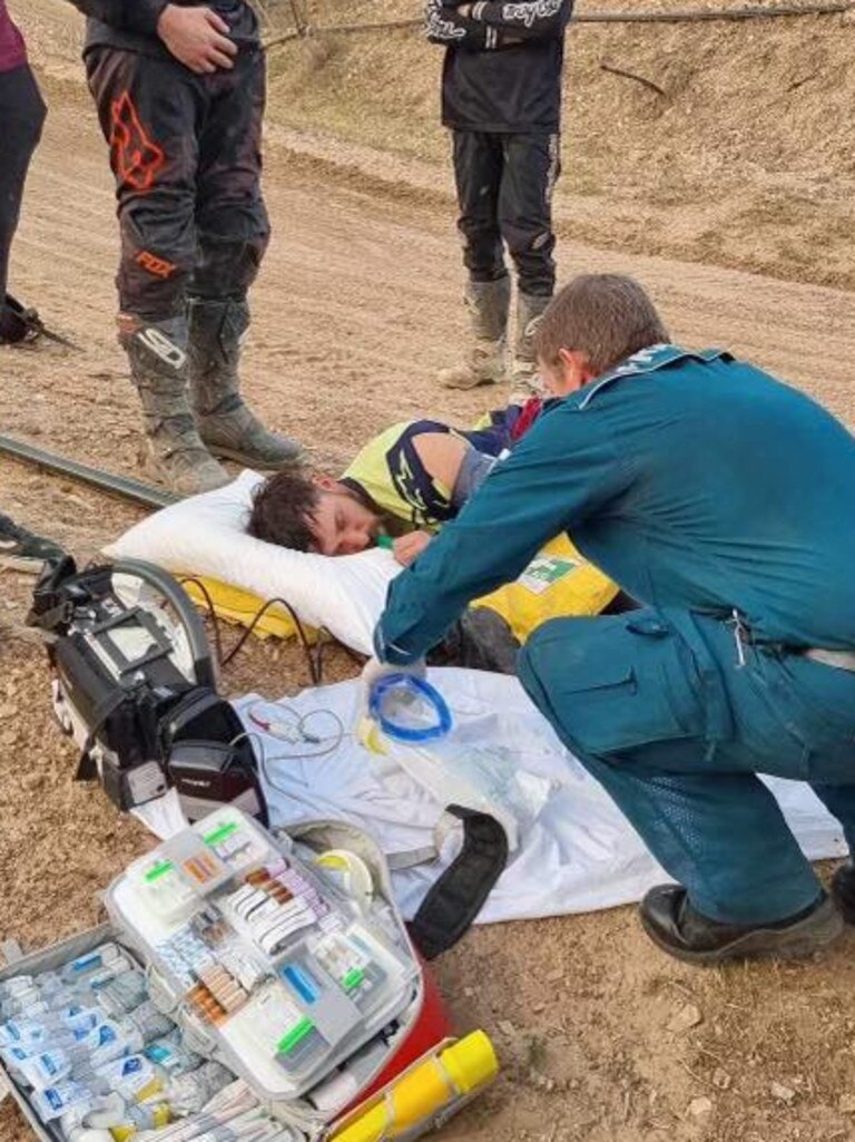 Mr McDonald lay in agony for 40 minutes before paramedics arrived.