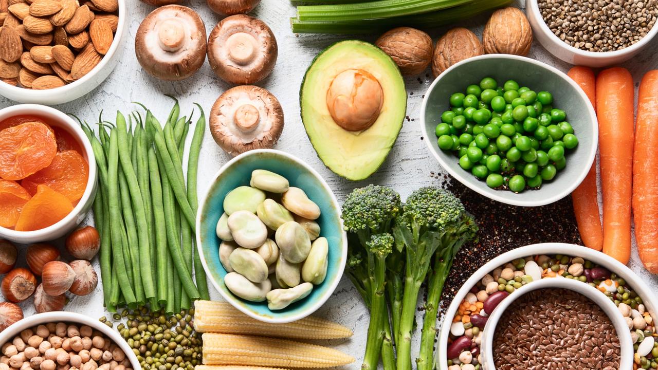 According to accredited dietitians the vegan diet involves plant based food groups like fruit and vegetables, bread, cereals, and grains, legumes, and soy food. Picture: supplied. News Corp Australia