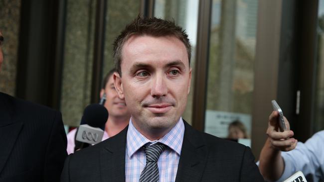 James Ashby leaves The Federal Court in Sydney. Today he attended judgement in the (leave to) appeal of his case against his former employer Peter Slipper.