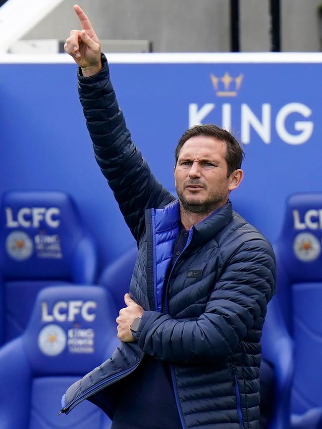 Frank Lampard was appointed a year ago.
