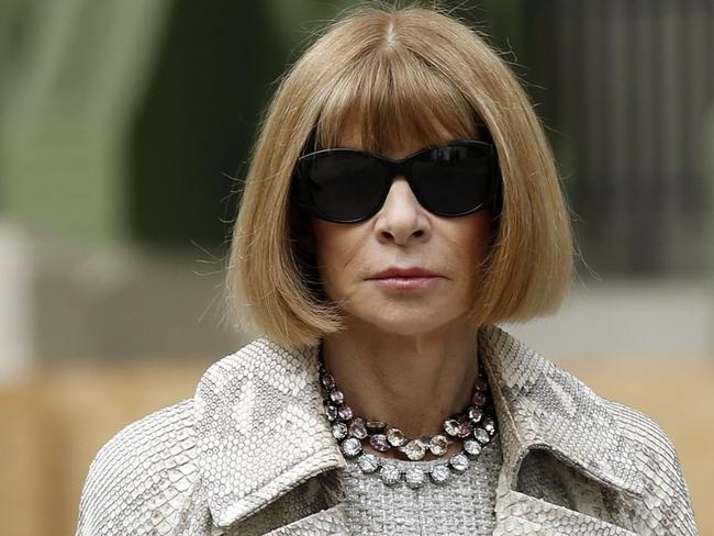 US Vogue chief Anna Wintour is under fire from Donald Trump. Picture: Reuters/Benoit Tessier