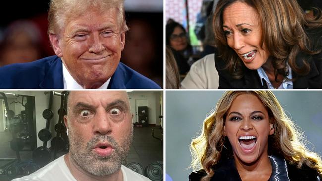 Rogan v Beyoncé: Trump, Harris clash in battle of megastars