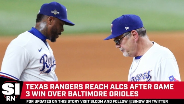 ALDS: Baltimore Orioles at Texas Rangers Game 3 Home Game 1