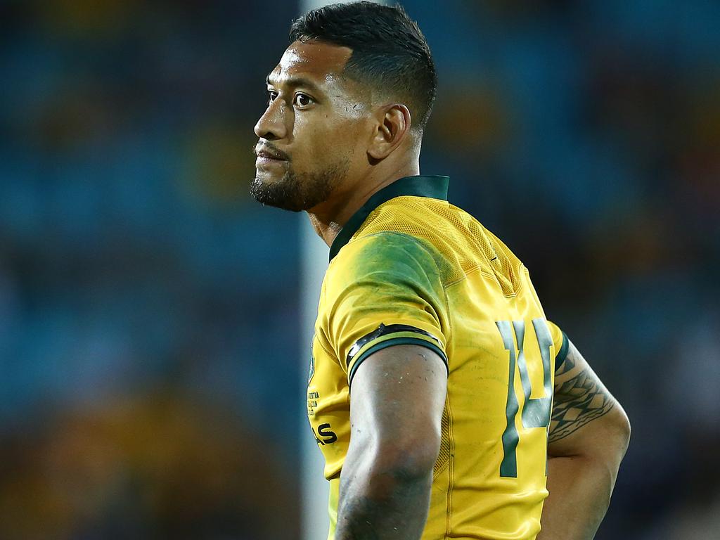 Folau is set to lose his Rugby Australia contract.