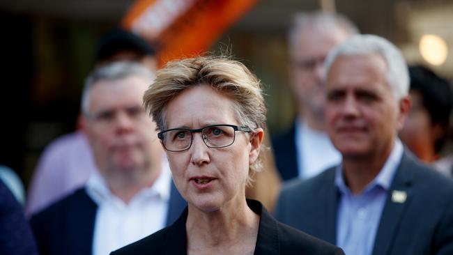 ACTU secretary Sally McManus will demand the Reserve Bank moves to cut interest rates. Picture: NewsWire / Nikki Short