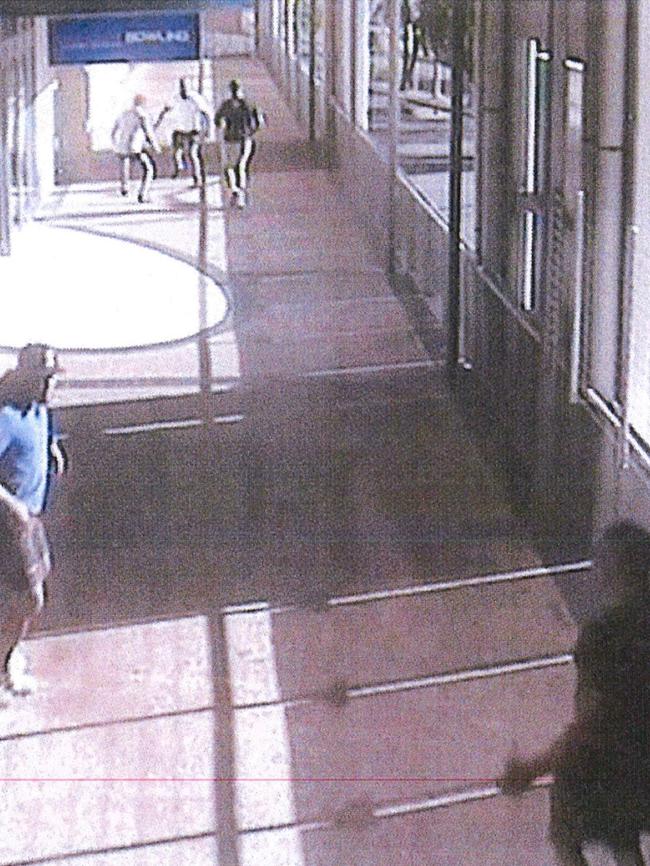 Moments before the confrontation began. Picture: Queensland Police Service