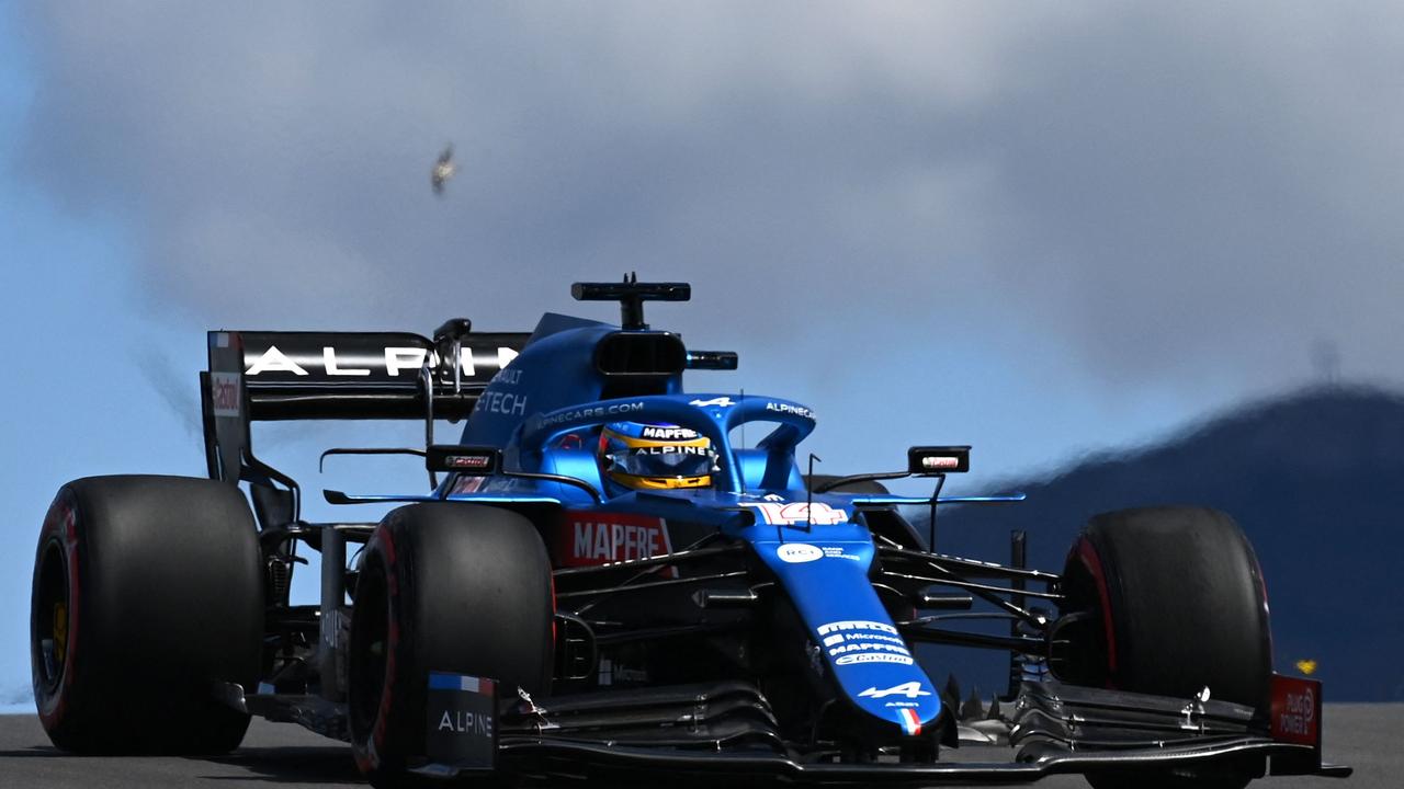 Alpine's Spanish driver Fernando Alonso stunned F1 with a thrilling show of pace in practice.