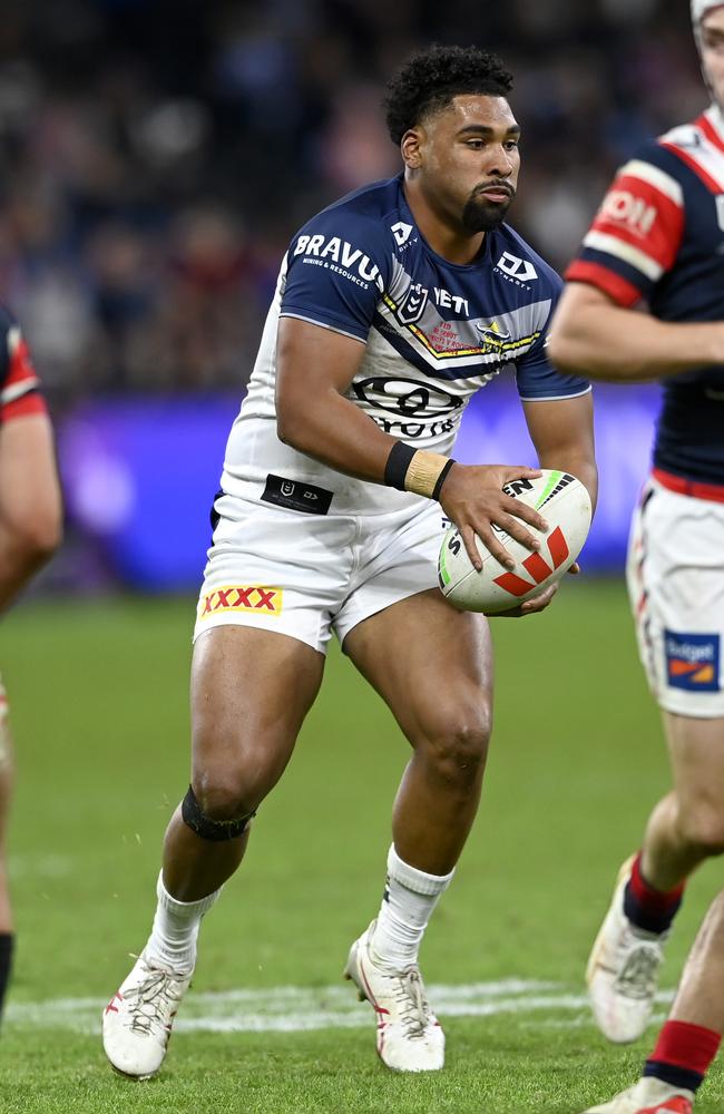 Jamal Shibasaki is considered a big part of the Cowboys future. Credit: NRL Images.