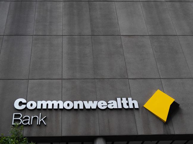 SYDNEY, AUSTRALIA - NewsWire Photos December 11, 2020: Commonwealth Bank Signage at a branch in the Sydney CBD. Picture: NCA NewsWire / James Gourley