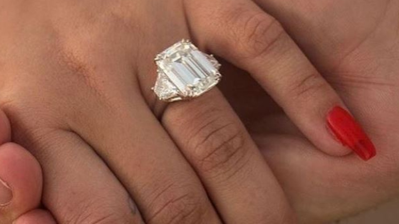 Demi Lovato’s engagement ring could be worth millions. Picture: Instagram.