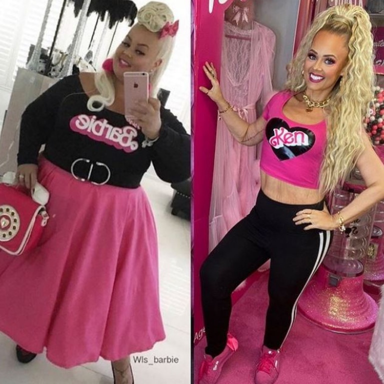 Kayla Lavende Loses 90kg To Look Like Barbie Doll Daily Telegraph 