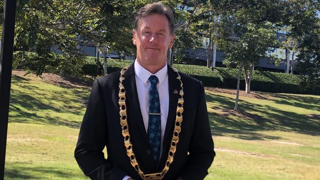 Logan’s new mayor Cr Darren Power remained tight lipped on rates and pay rises but said getting a budget drawn up in 10 weeks under coronavirus conditions would be difficult. PHOTO: JUDITH KERR