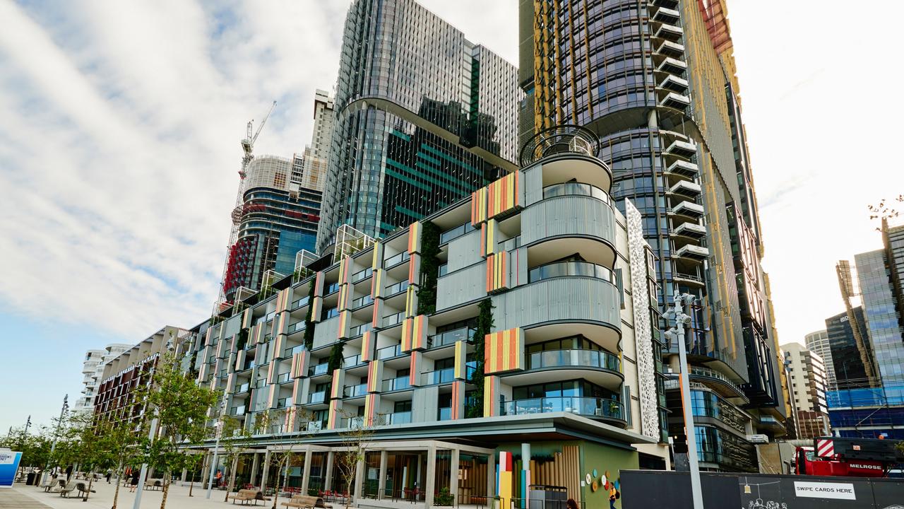 Barangaroo apartments dropped the most across the country.